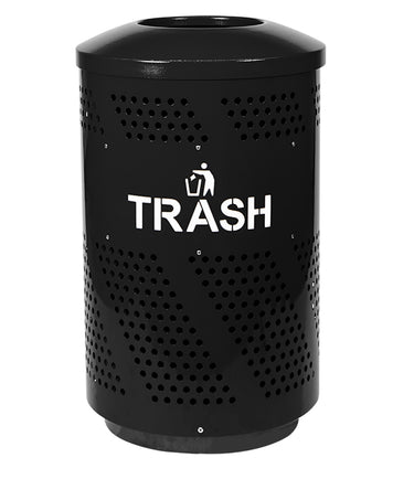 Arena 51 Series Indoor Receptacle- Black Gloss